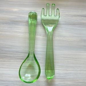 Very Rare Depression Glass Servers